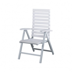 Fotel wielopozycyjny aluminium/kettalux